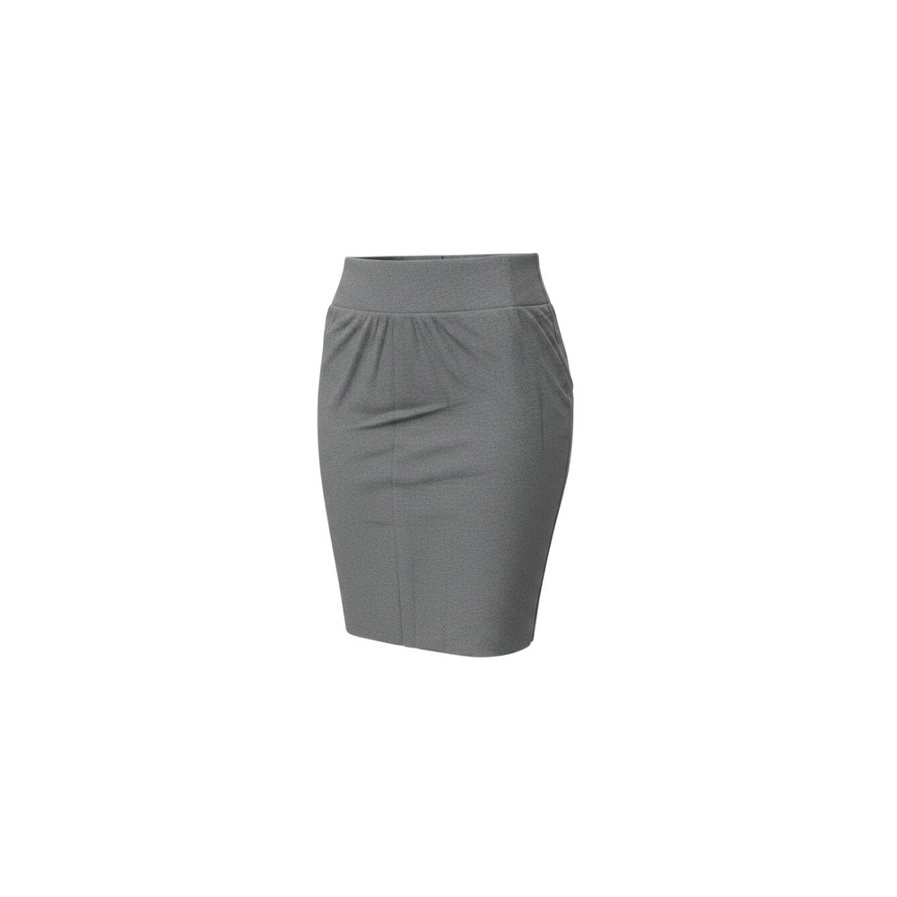 Active USA Pencil Skirt Womens Medium Gray New Heathered Stretch Career S2180-L